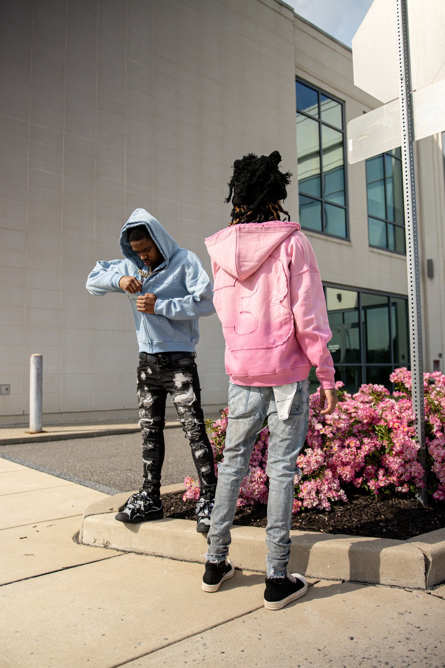 ROCK$TAR BUBBLEGUM ZIPUP HOODIE