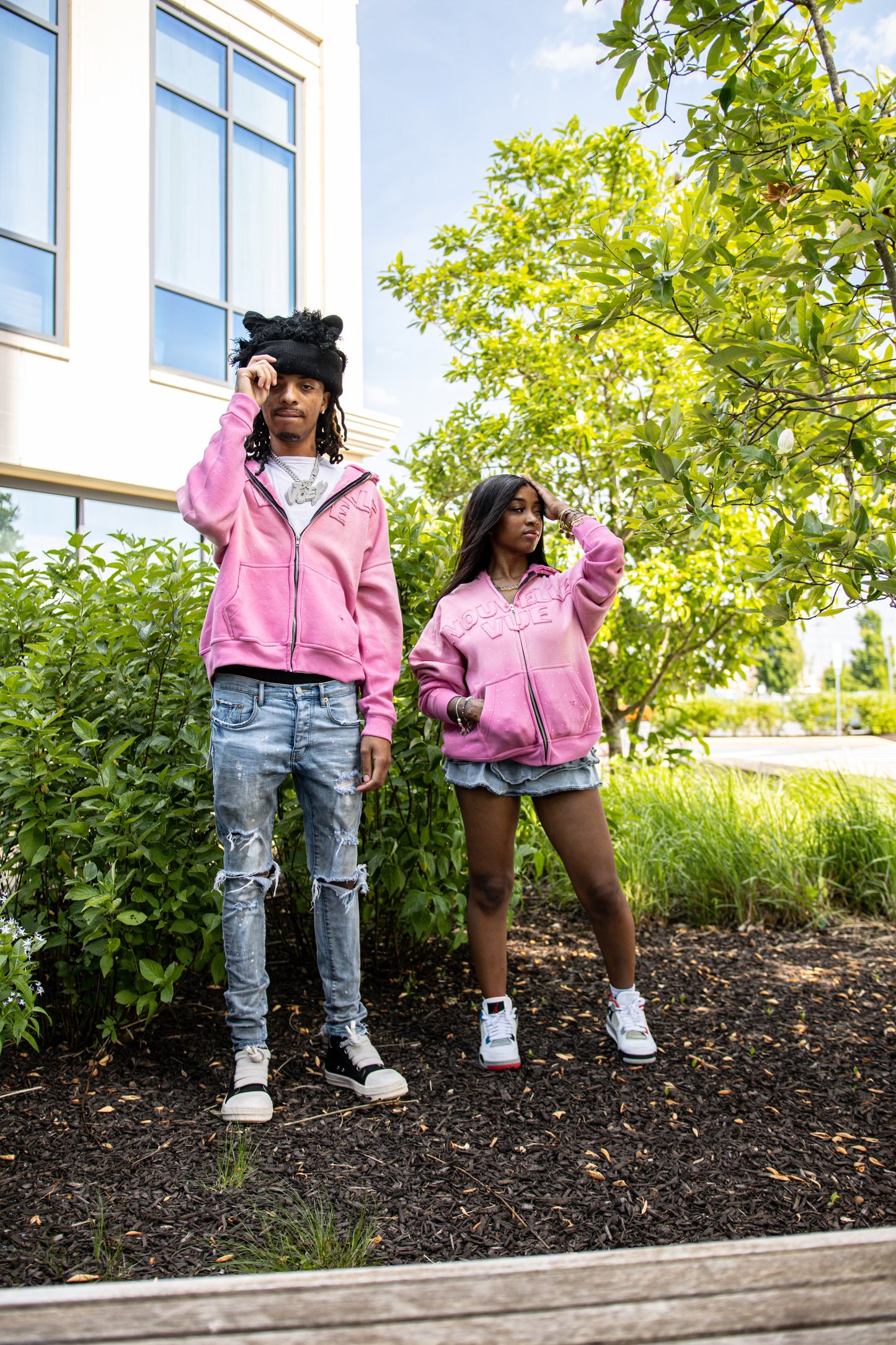 ROCK$TAR BUBBLEGUM ZIPUP HOODIE